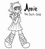 Annie sketch template