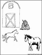 Mare Coloring Stallion Pages Barnyard Animals Fun sketch template