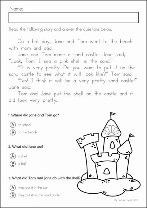 worksheet  kindergarten reading   preschool reading reading