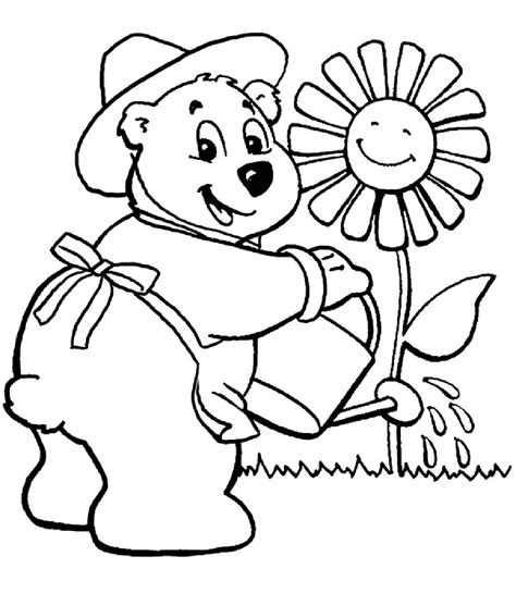 coloring page  gardener  svg images file