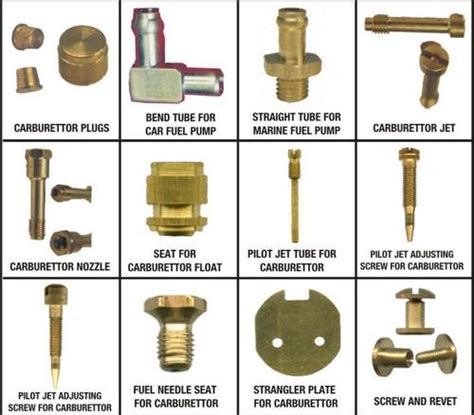 brass carburetor components manufacturer supplier  gujaratindia