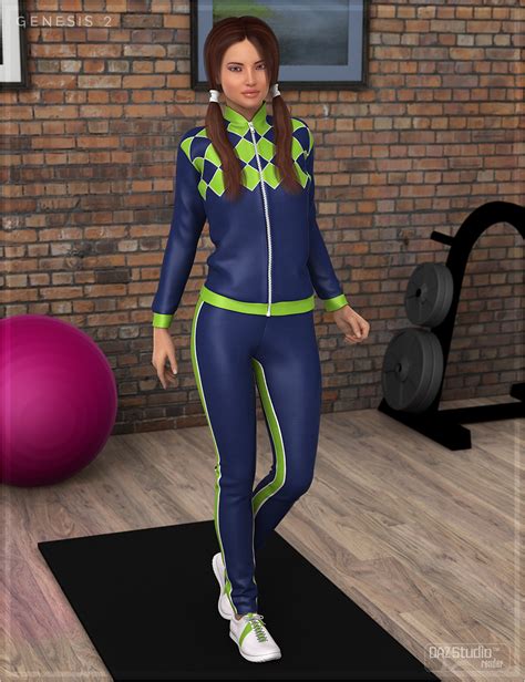 Textures For Pre Workout Outfit Daz 3d