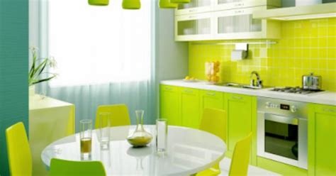 dapur ceria   dapur minimalis nuansa hijau