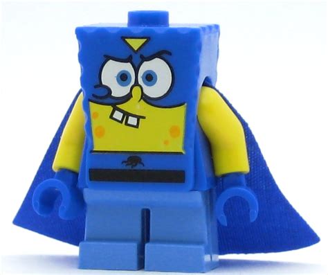 lego spongebob squarepants minifigure spongebob superhero