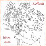 Coloring Nicole Spring Pages Martie Florian Created Monday March Greeting Cards sketch template
