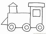 Train Coloring Car Pages Printable Template Simple Colouring Trains Color Shapes Transport Clipart Templates Land 1000 Sketch Gif sketch template