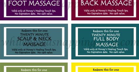 massage coupons for him gonna make my own custom coupons