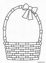 Basket Easter Coloring Pages Printable Template Colouring Egg Bunny Baskets Drawing Choose Board Eggs sketch template