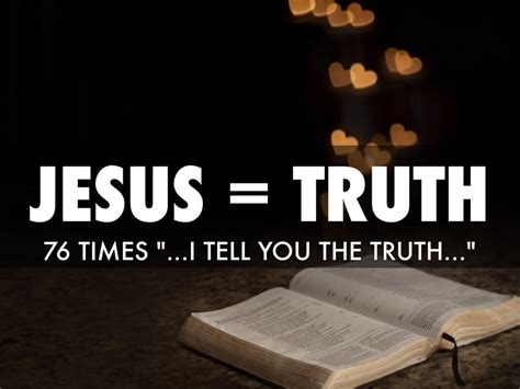 intimately acquainted  jesus christ  truth