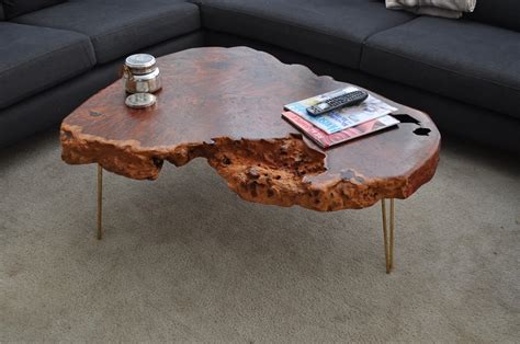table basse bois flotte laccrocheur nature dans le salon
