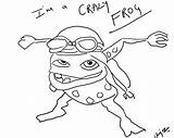 Frog Crazy Ting Youtu sketch template