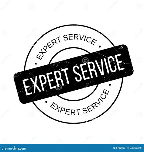expert service rubber stamp stock image image  applicability benefit