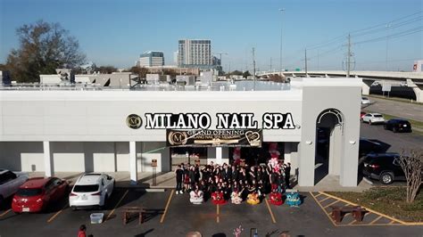 milano nail spa memorial grand opening highlight youtube