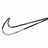 Nike Outline Swoosh Logo Template Wesharepics Credit Larger Info Coloring sketch template