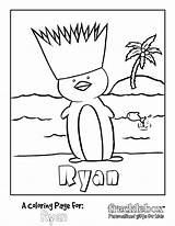 Coloring Pages Personalized Name First School Kindergarten Color Kids Morning Work Sheets Ryan Custom Girls Easter Sheet They Cool Colouring sketch template