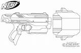 Nerf sketch template