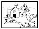 Farm Coloring Pages Farming Scene Colouring Preschool Drawing Scenes Animal Printable Tractor Custom Name Print Crops Animals Kids Color First sketch template