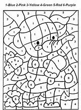 Coloring Pages Number Color Printable Numbers Getcolorings sketch template