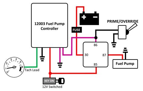 gm fuel pump relay diagram