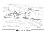 Coloring Aeroplane Cessna Typhoon Flugzeug A380 Airport Designlooter sketch template