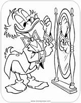 Coloring Pages Scrooge Ducktales Mcduck Mirror Front Disneyclips Color Dewey Louie Huey Dressing Funstuff sketch template