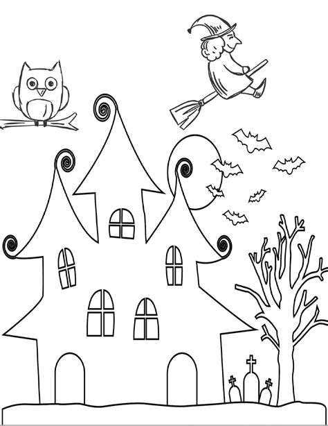 inesyfederico clases easy halloween coloring pages