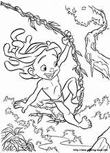 Tarzan Coloring Pages Coloriage Imprimer Disney Dessin Book Malvorlagen Colorier Kids Info Jane Choose Board Cartoon Fun Dessiner Index sketch template