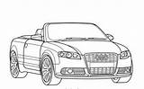 Audi Coloring 51kb 437px sketch template