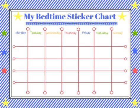 bedtime sticker chartplus  tips   bedtime easier real life
