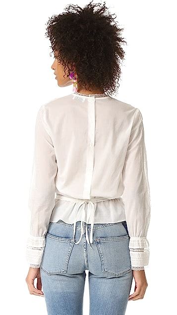 sonia by sonia rykiel lace paneled blouse shopbop