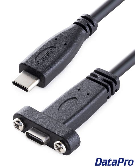 usb  panel mount extension cable datapro