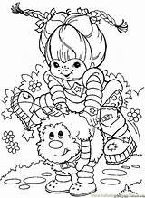 Coloring Pages Rainbow Brite Bright Kids Color Printable Colouring Cartoon Sheets Cartoons Characters Disney Twink Adult 80s Books Cute Print sketch template