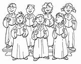 Choir Coro Igreja Childrens Carolers Carols Sagrada Tudodesenhos Sing Webstockreview sketch template