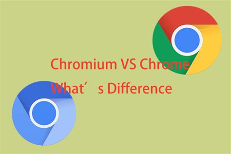 chromium  chrome whats difference