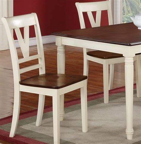 poundex   white dining chair set   dining chairs white