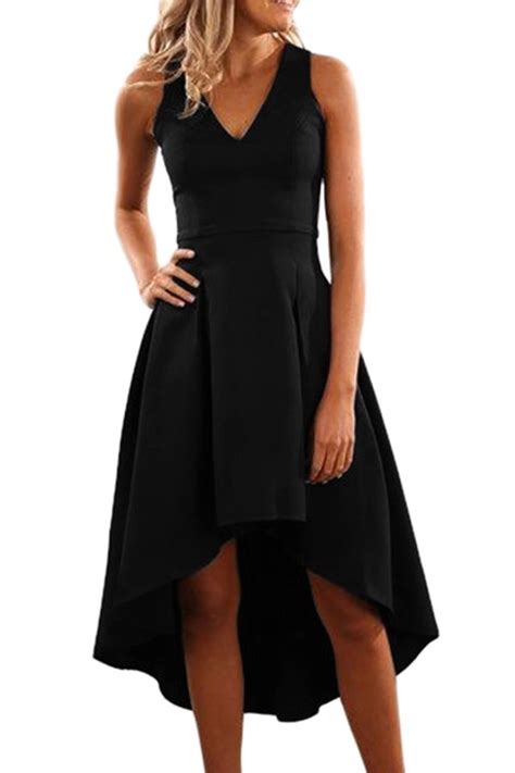 hualong sexy sleeveless little black cocktail dresses online store