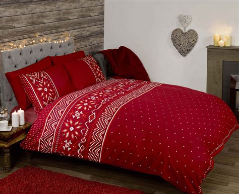 christmas kids quilt duvet cover bedding bed sets  sizes festive santa