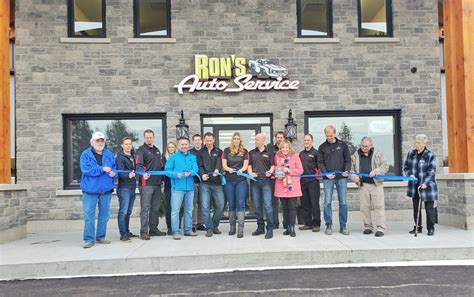 rons auto service opens  building