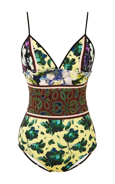 floral collage swimsuit by clover canyon moda operandi fashion