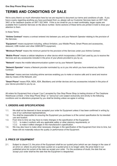 payment terms  conditions examples invoice template ideas