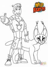 Coloring Caracal Pages Martin Kratts Wild Krat Supercoloring Colouring Printable Cat Template Book Choose Board sketch template