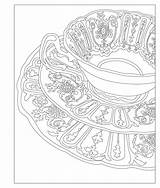 Coloring Tea Party Issuu Pages Adult Elegant Book sketch template