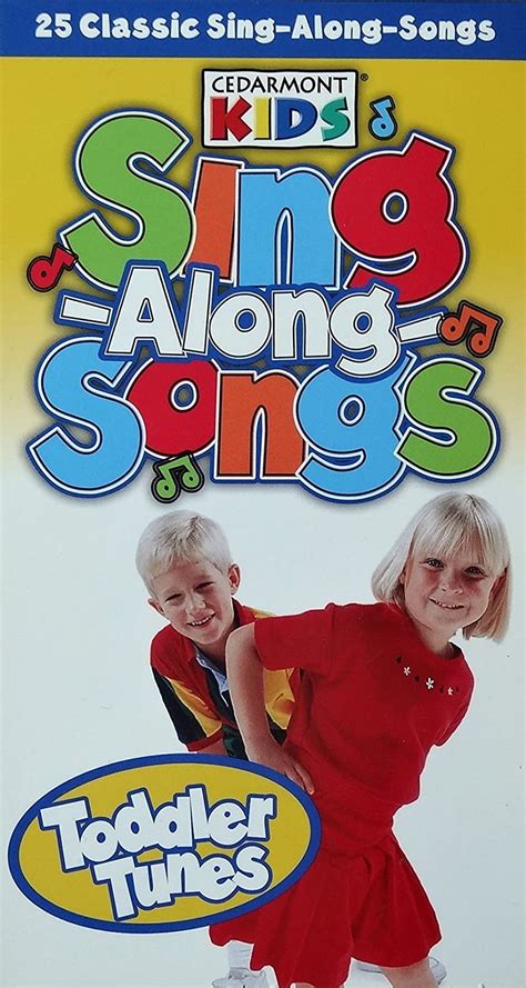 cedarmont kids sing  songs toddler tunes vhs amazonde musik cds vinyl
