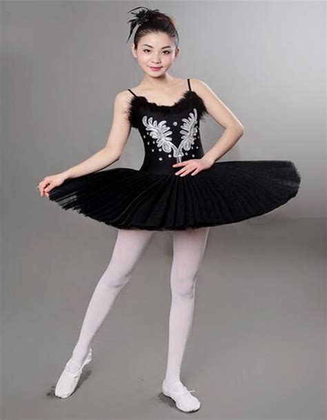 White Black Diamond Swan Lake Ballet Costume Girls 6