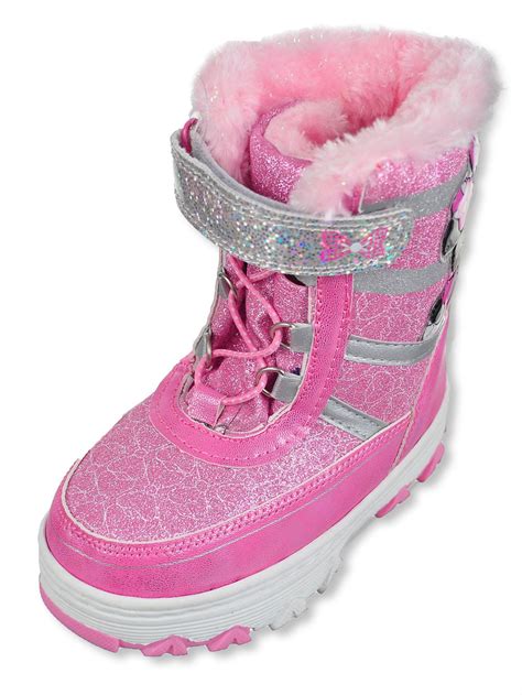 disney disney minnie mouse girls winter boots sizes   pink  toddler walmartcom