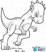 Pachycephalosaurus Dinosaur Stands sketch template
