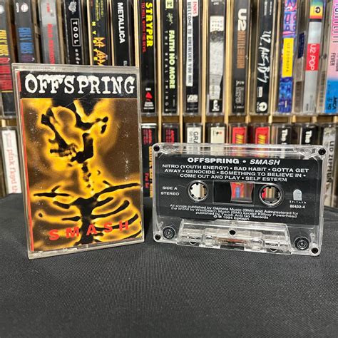 offspring smash cassette tape  dead  records