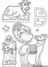 Coloring Nativity Diorama Krippe Malvorlagen Nacimiento Alina Dioramas Kostenlos Colorear Kerst Nacimento Recortar Armar Cuento Maestros Educativo Ausmalbild sketch template