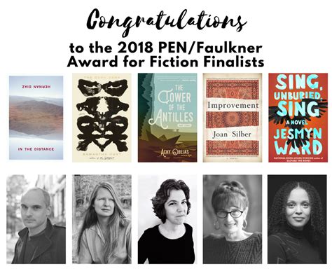 2018 Award For Fiction The Pen Faulkner Foundation