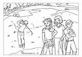 Golf Colouring Pages Activity Village Become Member Log Activityvillage Explore sketch template